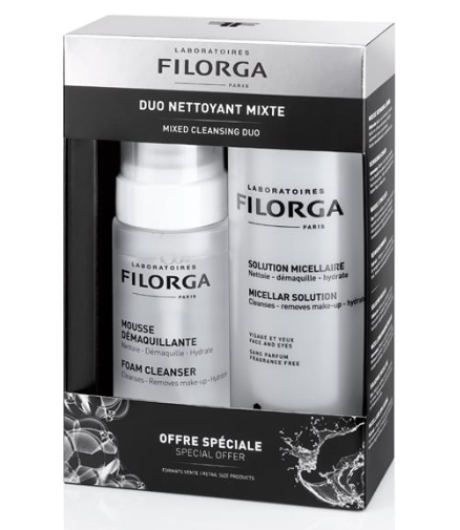 Filorga Duo Cleansers Acqua Micellare + Mousse Detergente