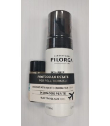 Filorga Skin Prep Mousse Detergente Enzimatica 150ml + Olio Sublimatore Formato Viaggio 30ml