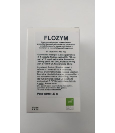 Flozym Integratore Alimentare 60 capsule