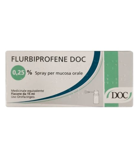 Flurbiprofene Doc Spray Orale 0,25% 15 ml