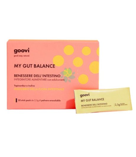 Goovi My Gut Balance Integratore di Fermenti Lattici per il Benessere dell'Intestino 20 stick