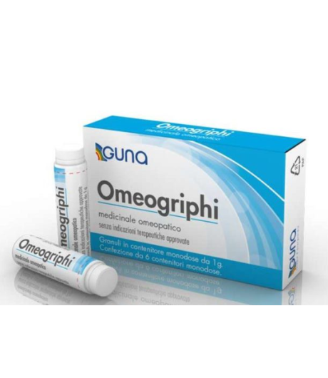 Guna Omeogriphi 6 Contenitori Monodose da 1 grammo