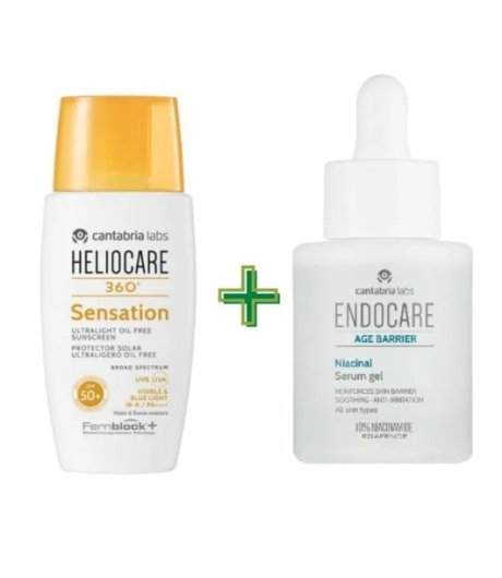 Cantabria Labs Difa Cooper Heliocare 360° Sensation + Endocare Age Barrier