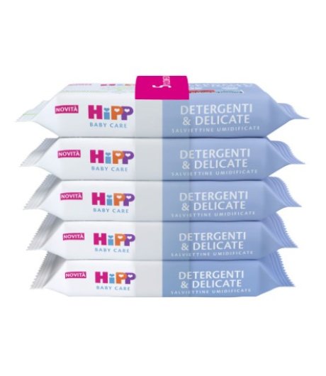 Hipp Salviettine Detergenti & Delicate Multipacco 5x48 pz