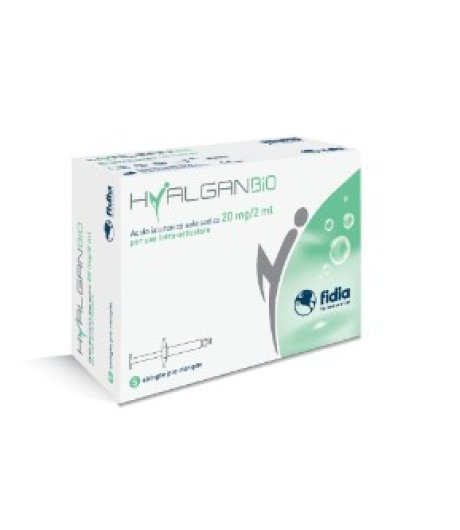 Hyalganbio Siringa Intra-articolare acido ialuronico 5pz 2ml