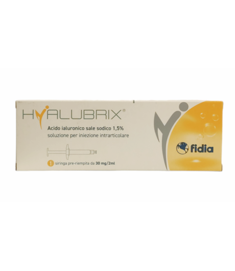 Hyalubrix 1 Siringa Pre-Riempita Acido Ialuronico Sale Sodico 1,5% 30mg/2ml