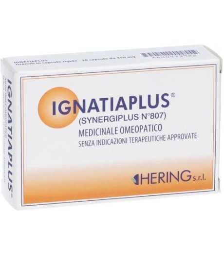 Ignatiaplus (Synergiplus n.807) Medinale Omeopatico Hering 30 capsule