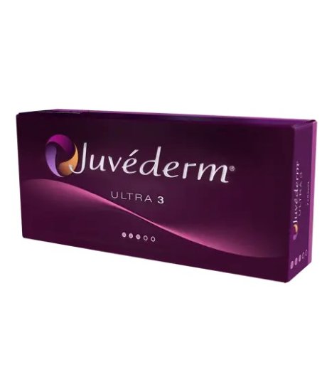  Juvederm Ultra 3 Filler 2 Siringhe Acido Ialuronico da 1ml - Per volume e contorno labbra