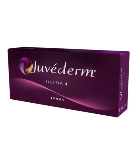 Juvederm Ultra 4 Filler 2 Siringhe Acido Ialuronico da 1 ml - Per labbra e zigomi 