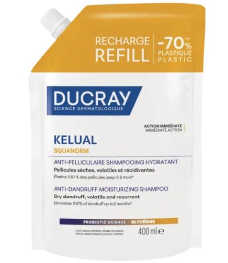Kelual Squanorm Shampoo Idratante Antiforfora Ricarica 400ml