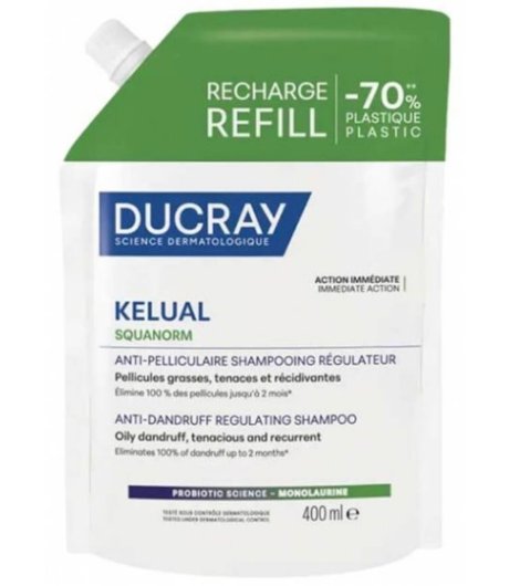 KELUAL SQUANORM SHAMPOO REGOLATORE ANTI FORFORA Formula Refill 400ml