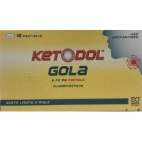 Ketodol Gola 16 pastiglie gusto limone e miele