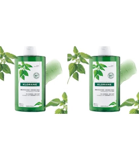 Klorane Shampoo Ortica 2 flaconi da 400ml