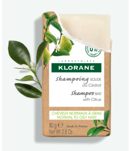 KLORANE SHAMPOO SOLIDO al CEDRO 80 grammi