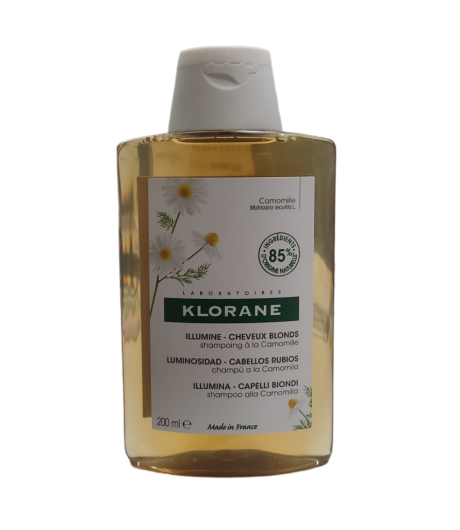 Klorane Shampoo Camomilla per Capelli Biondi 200 ml