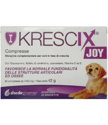 KRESCIX JOY MANGIME PER CANI 30 COMPRESSE