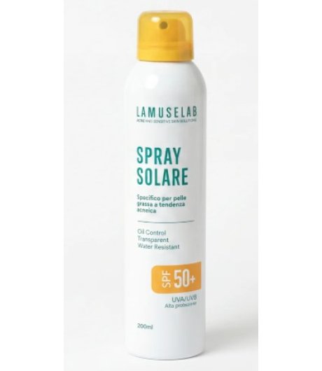 Lamuselab Spray solare corpo protezione molto alta 50+ 200ml