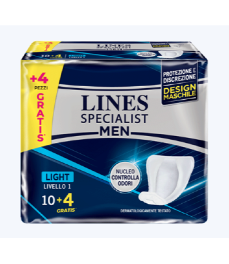 LINES SPECIALIST MEN 14 ASSORBENTI MASCHILI LIVELLO 1