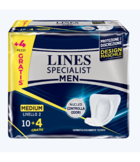 LINES SPECIALIST MEN 14 ASSORBENTI UOMO LIVELLO 2