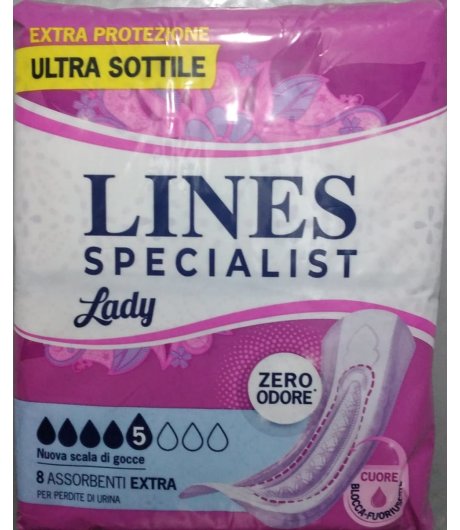 LINES SPECIALIST 8 ASSORBENTI LADY EXTRA