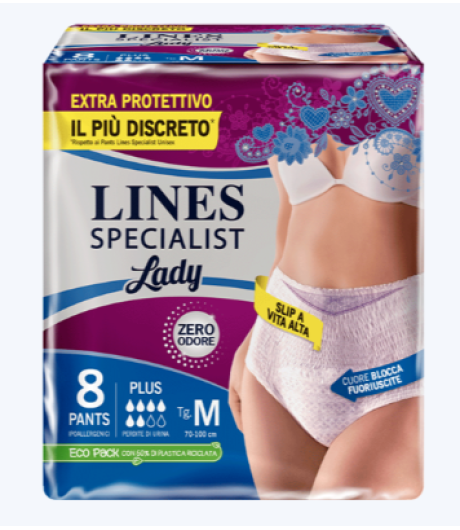 LINES SPECIALIST LADY PANTS 8 MUTANDINE PLUS TAGLIA M