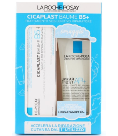 La Roche Posay Bipacco Cicaplast Baume B5 + Lipikar Syndet Ap