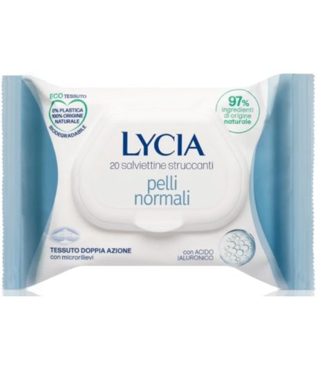 LYCIA SALVIETTINE STRUCCANTI PELLI NORMALI 20 pz