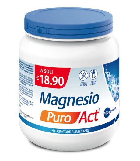 MAGNESIO Puro ACT Integratore in Polvere 300 grammi