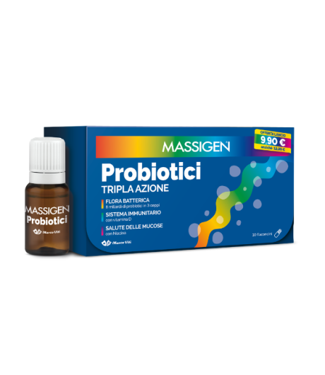 MASSIGEN PROBIOTICI 10 FLACONCINI 