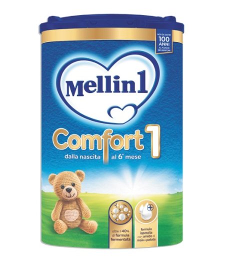 Mellin Comfort 1 Latte in Polvere dalla nascita al 6° mese 800 grammi Mellin Comfort 1 Latte in Polvere dalla nascita al 6° mese 800 grammi