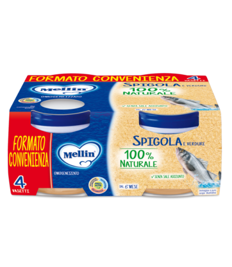 Mellin Omogeneizzato Spigola 4x80g