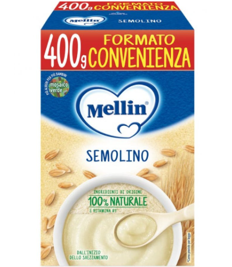 Mellin Crema Semolino 400 grammi