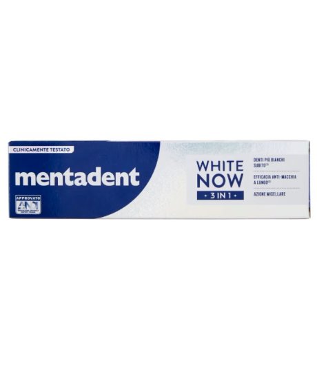 MENTADENT WHITE NOW 3IN1 Dentifricio 75ml MENTADENT WHITE NOW 3IN1 Dentifricio 75ml