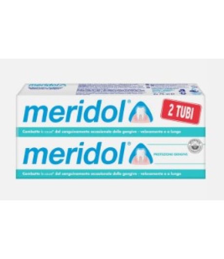 Meridol Dentifricio Protezione Gengive 2 Tubi da 75ml