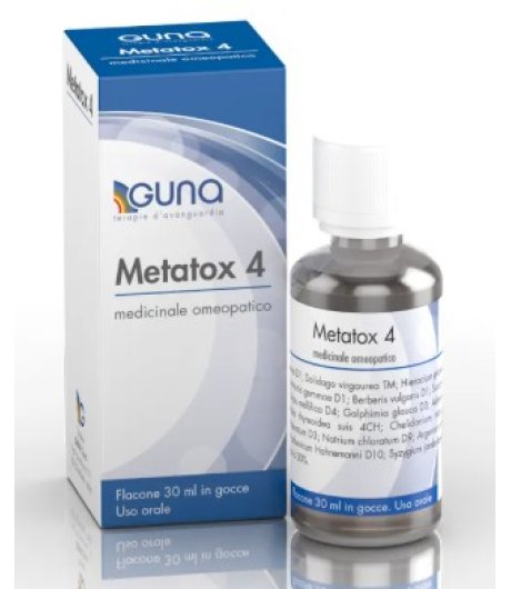 METATOX 4 Medicinale Omeopatico Guna gocce 30ml