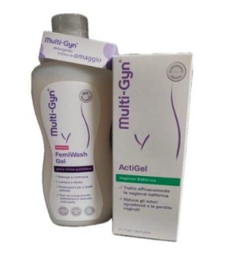 Multi-gyn femiwash gel detergente intimo 220ml + Detergente intimo per vaginosi batterica omaggio