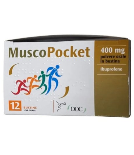 Muscopocket 12 bustine 400mg