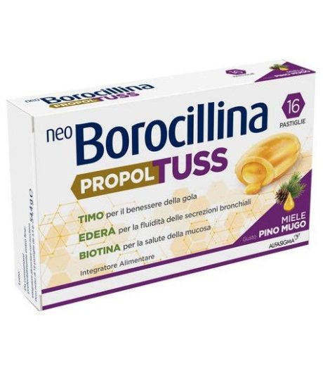 NEOBOROCILLINA PROPOLTUSS 16 pastiglie
