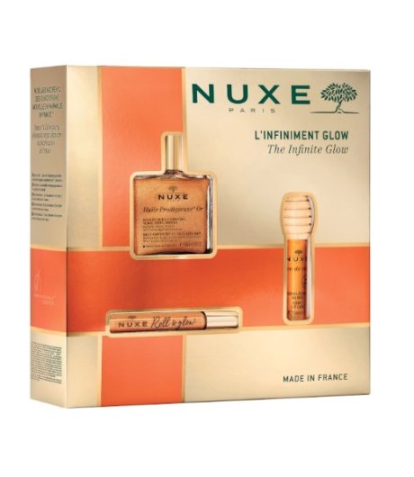 Nuxe Cofanetto di Natale Huile Prodigieuse Or + Roll&Glow + Reve de Miel Stick Labbra