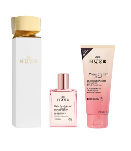 Nuxe Cofanetto di Natale Huile Prodigieuse Floral 30ml + Gel Doccia Floral 100ml