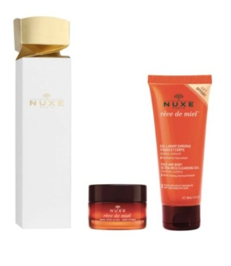 Nuxe Cracker Reve de Miel Gel Doccia + Balsamo Labbra Nuxe Cracker Reve de Miel Gel Doccia + Balsamo Labbra