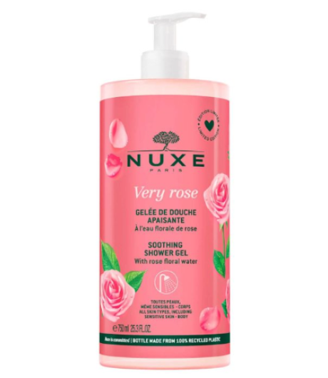 Nuxe Gel Doccia Lenitivo Very Rose 750ml