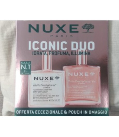 Nuxe Iconic Duo Huile Prodigieuse Florale & Huile Prodigieuse Florale Or + Pouch