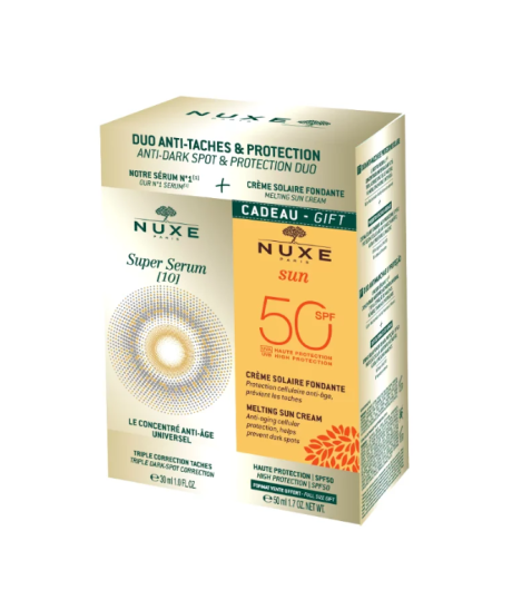 Nuxe Kit Super Serum 30 ml + Sun Crema Solare Viso SPF50 Viso 50ml 