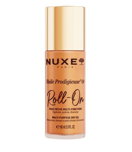 NUXE HUILE PRODIGIEUSE ROLL-ON OR - Olio secco per viso corpo e capelli 60ml