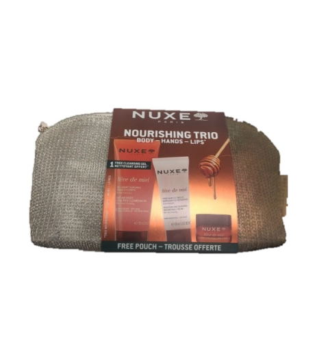 Nuxe Reve de Miel Nourishing Trio Corpo Mani e Labbra