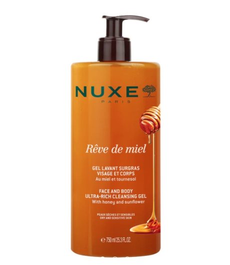 Nuxe Reve de Miel Gel detergente liporestitutivo 750ml Nuxe Reve de Miel Gel detergente liporestitutivo 750ml