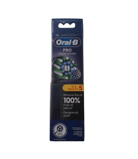 Oral B 5 testine di ricambio per spazzolino elettrico Pro Cross Action