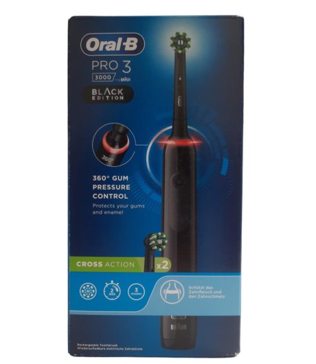 ORAL-B - Spazzolino elettrico PRO 3 3000-Nero