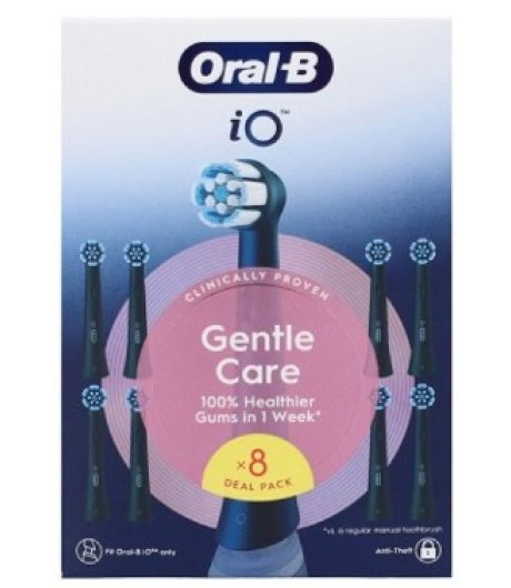 Oralb Power Refill 8 Testine di Ricambio per spazzolino Io